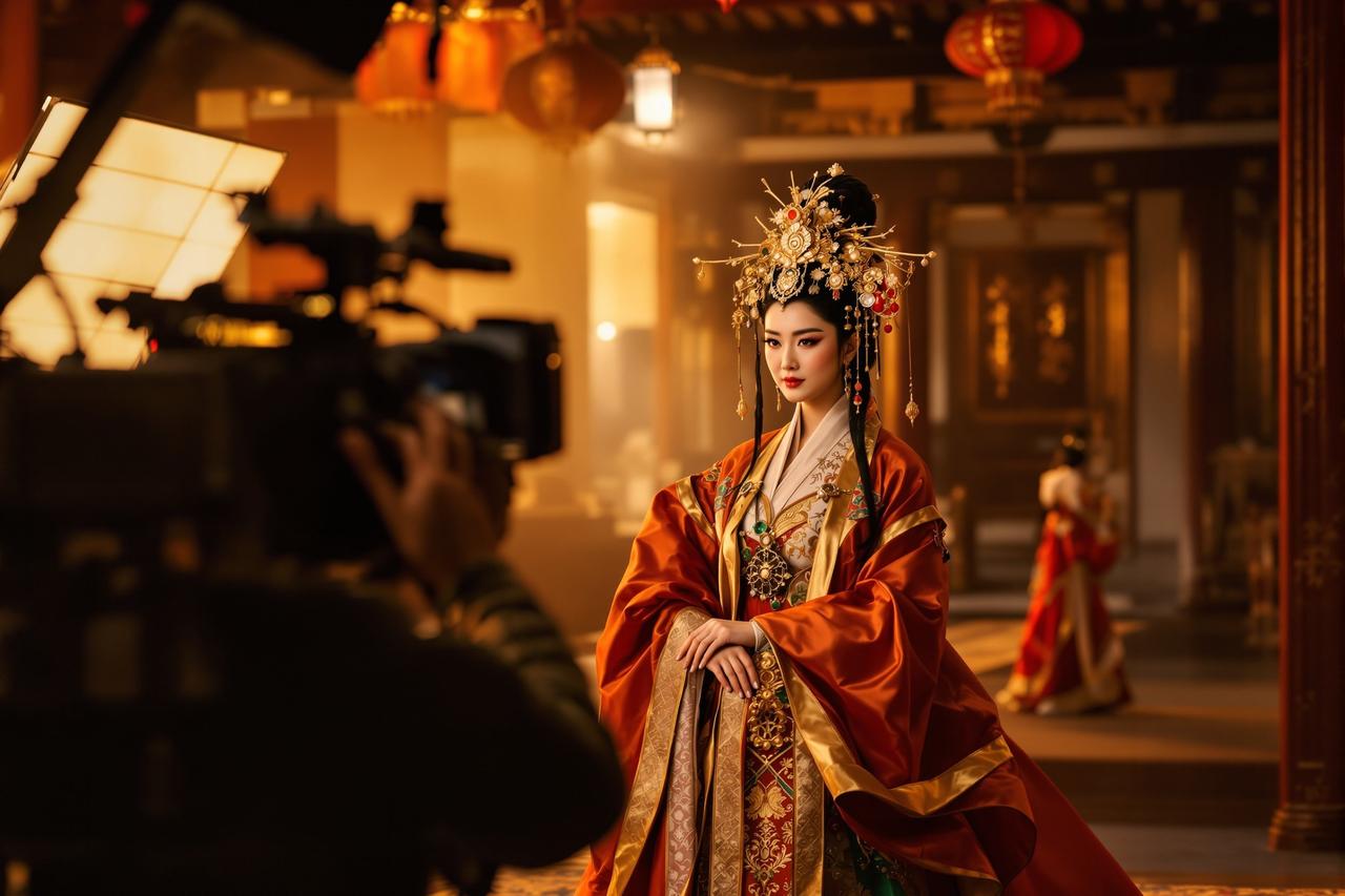 吃瓜91爆料 - 古装剧组女主演替身曝光正脸，颜值惊艳引发换角呼声